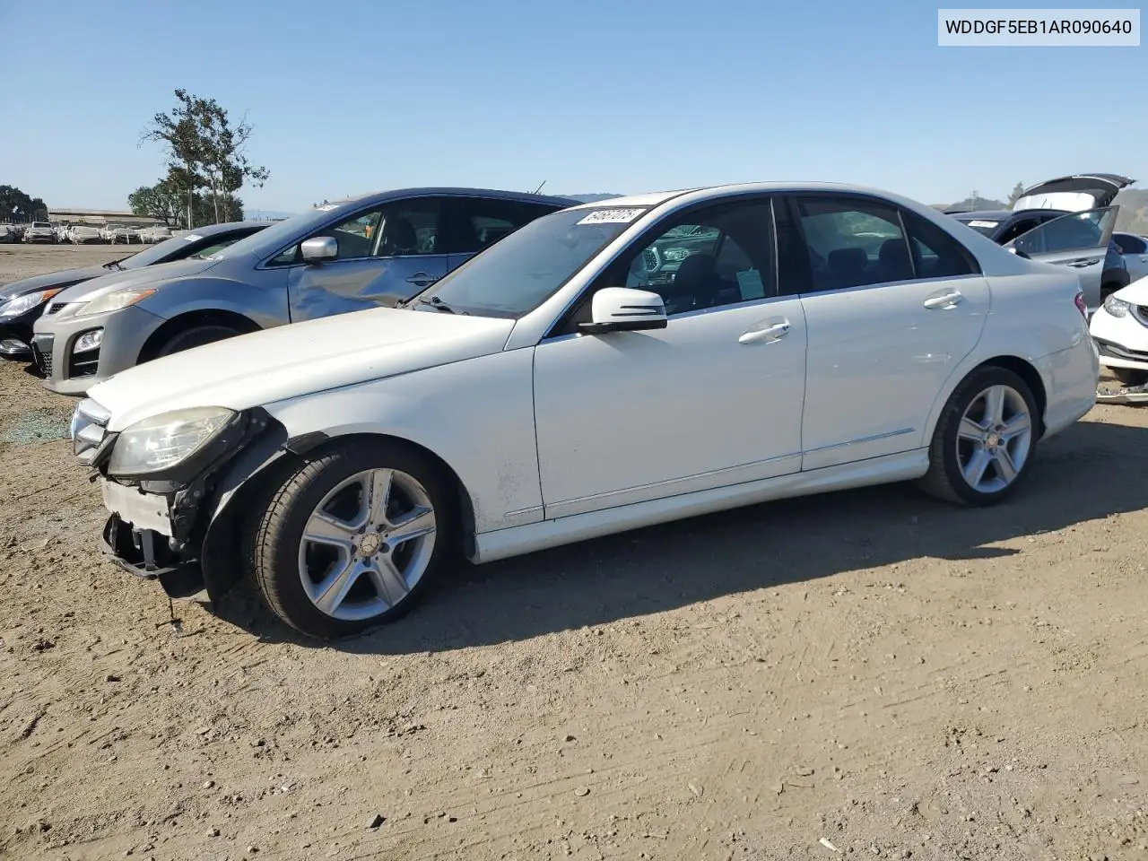 2010 Mercedes-Benz C 300 VIN: WDDGF5EB1AR090640 Lot: 64667075