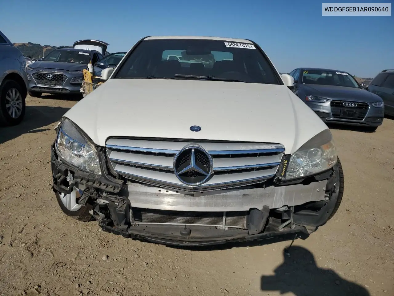 2010 Mercedes-Benz C 300 VIN: WDDGF5EB1AR090640 Lot: 64667075