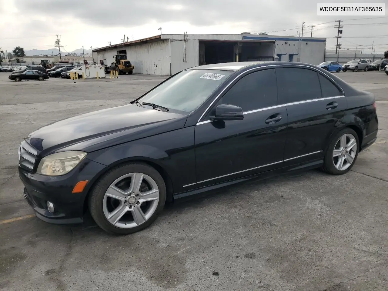 2010 Mercedes-Benz C 300 VIN: WDDGF5EB1AF365635 Lot: 65240665