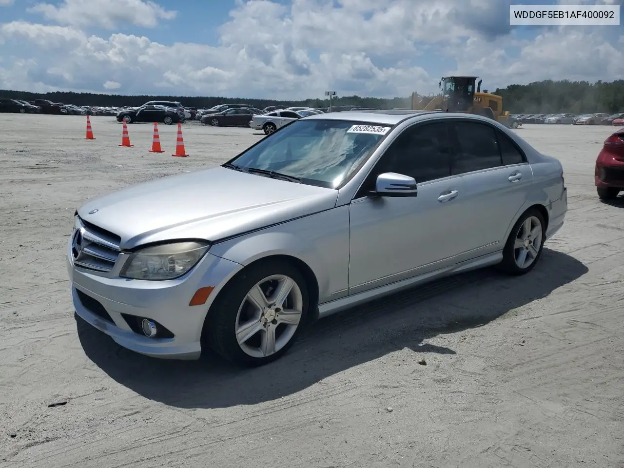 2010 Mercedes-Benz C 300 VIN: WDDGF5EB1AF400092 Lot: 65282535