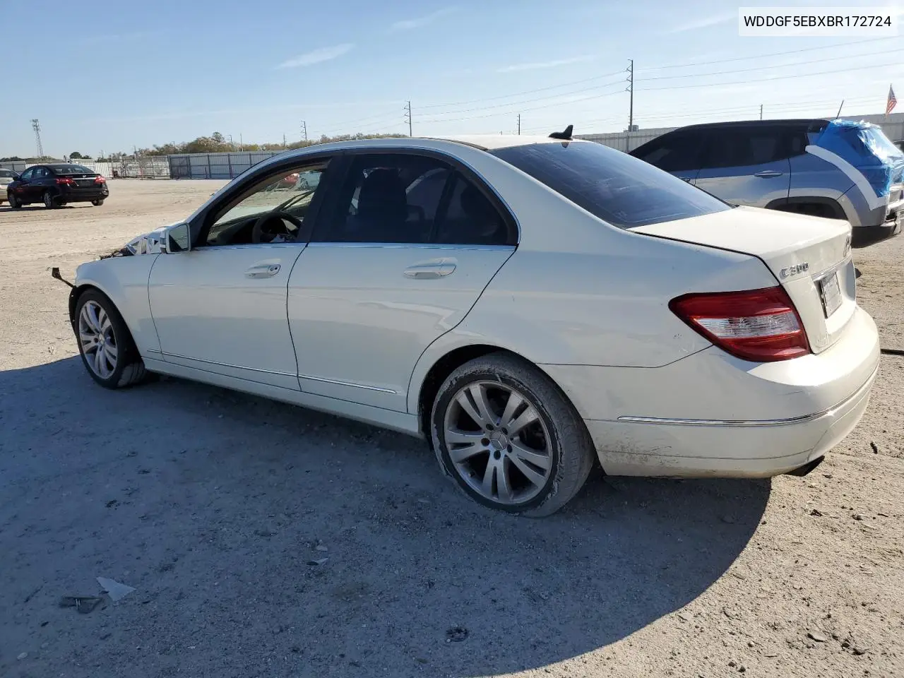 2011 Mercedes-Benz C 300 VIN: WDDGF5EBXBR172724 Lot: 48108715