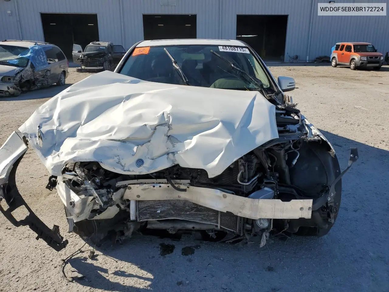 2011 Mercedes-Benz C 300 VIN: WDDGF5EBXBR172724 Lot: 48108715