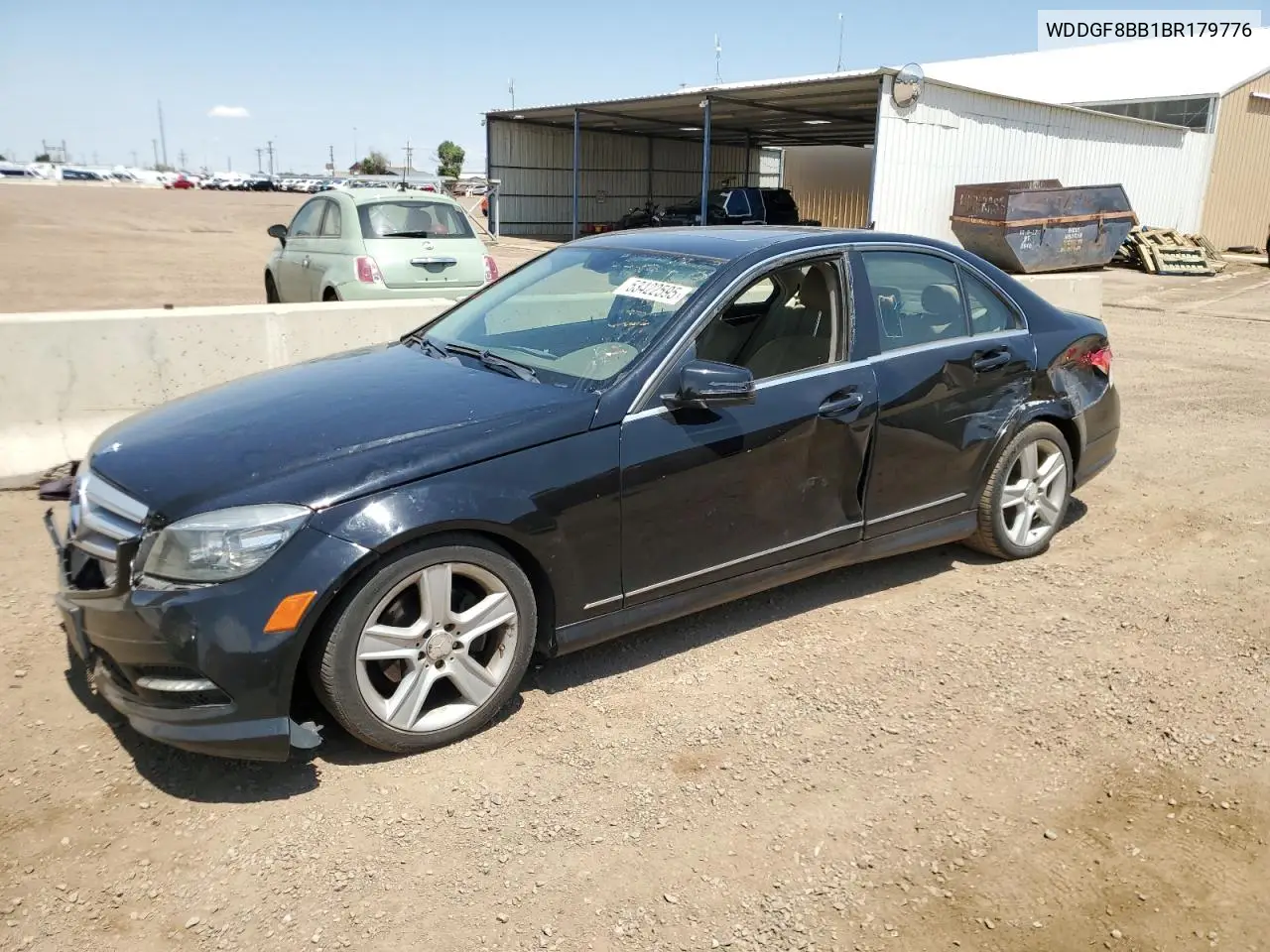 2011 Mercedes-Benz C 300 4Matic VIN: WDDGF8BB1BR179776 Lot: 53422595