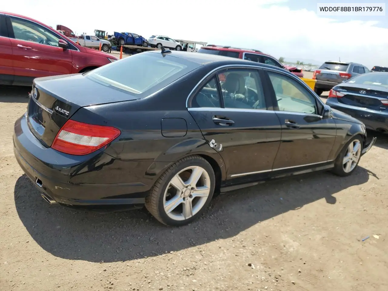 2011 Mercedes-Benz C 300 4Matic VIN: WDDGF8BB1BR179776 Lot: 53422595