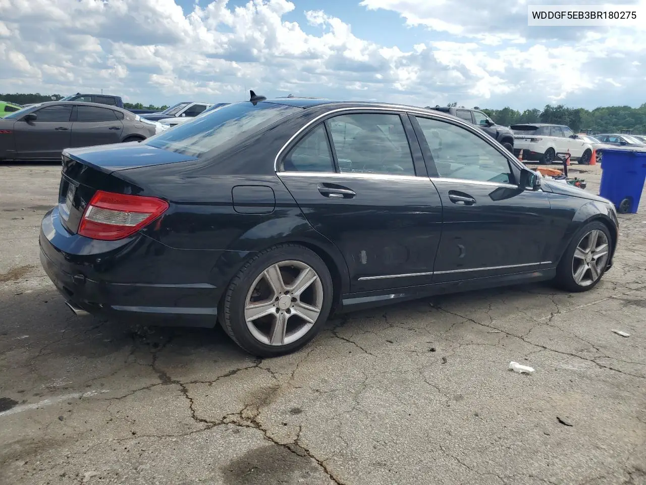 2011 Mercedes-Benz C 300 VIN: WDDGF5EB3BR180275 Lot: 56596705