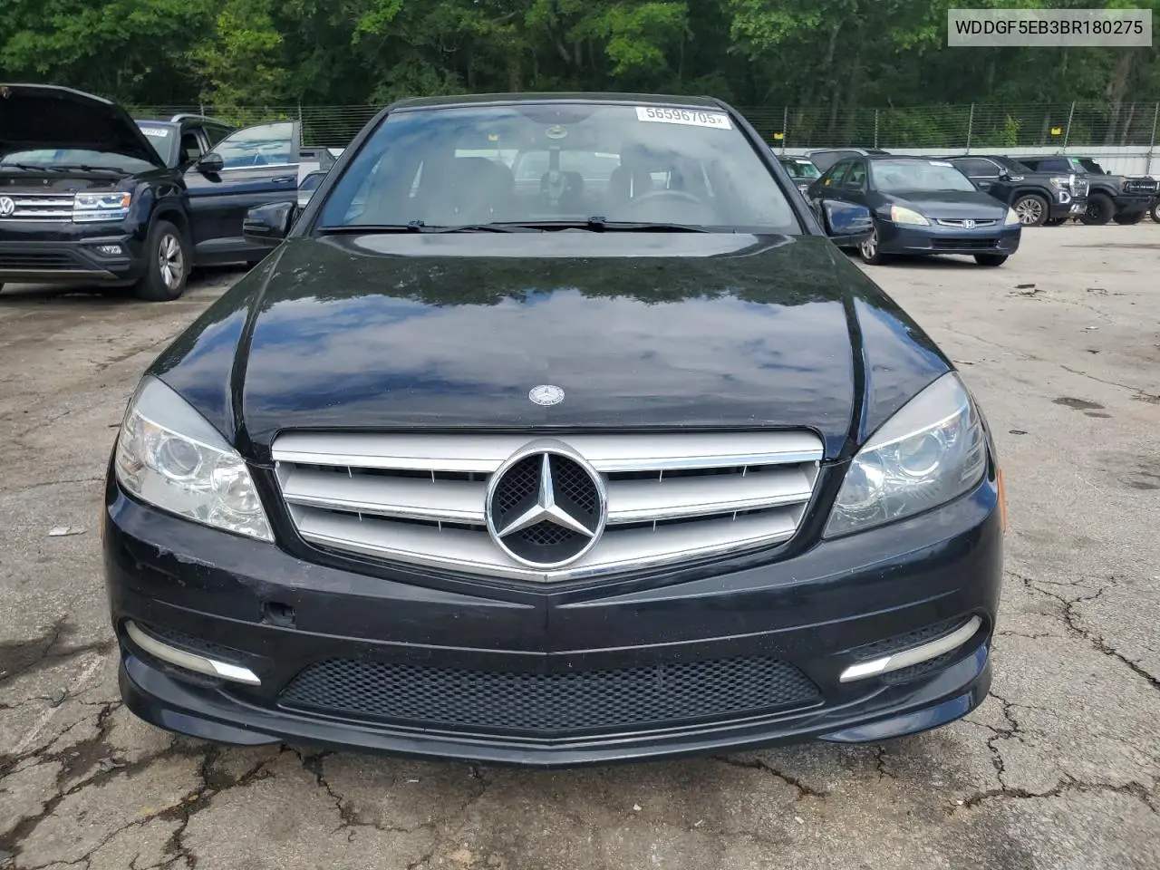 2011 Mercedes-Benz C 300 VIN: WDDGF5EB3BR180275 Lot: 56596705