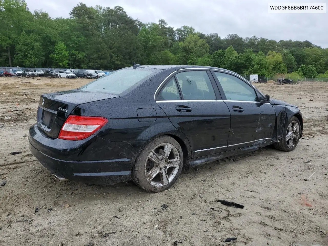 2011 Mercedes-Benz C 300 4Matic VIN: WDDGF8BB5BR174600 Lot: 56768265