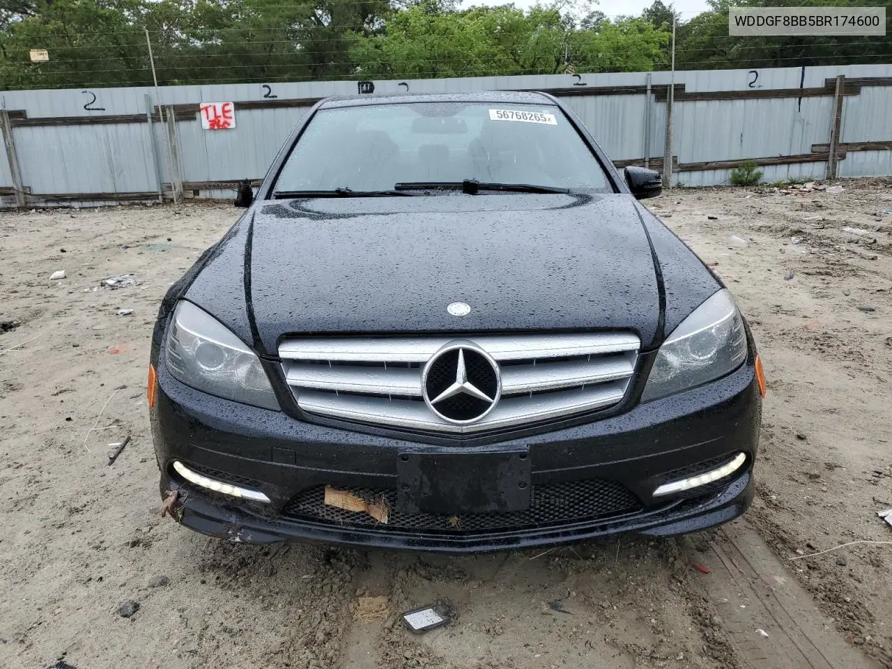 2011 Mercedes-Benz C 300 4Matic VIN: WDDGF8BB5BR174600 Lot: 56768265