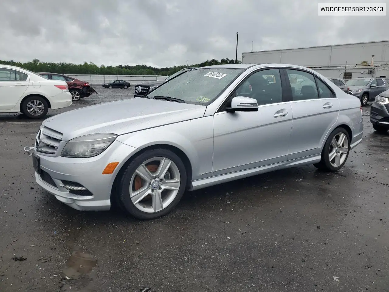 2011 Mercedes-Benz C 300 VIN: WDDGF5EB5BR173943 Lot: 56868705
