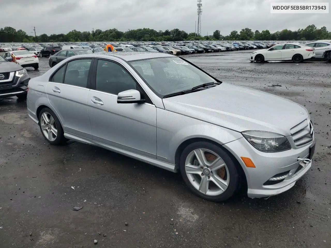 2011 Mercedes-Benz C 300 VIN: WDDGF5EB5BR173943 Lot: 56868705