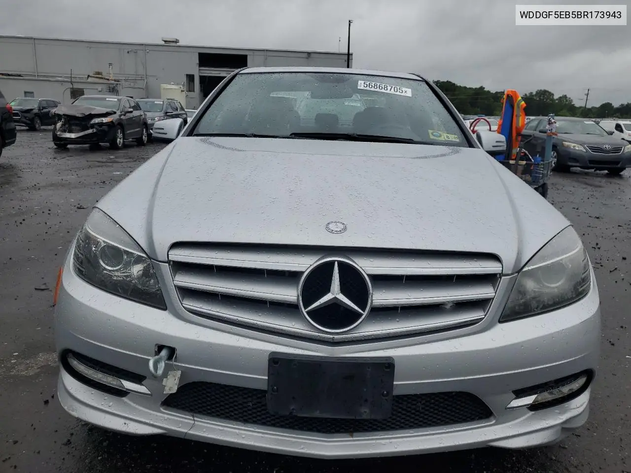 2011 Mercedes-Benz C 300 VIN: WDDGF5EB5BR173943 Lot: 56868705
