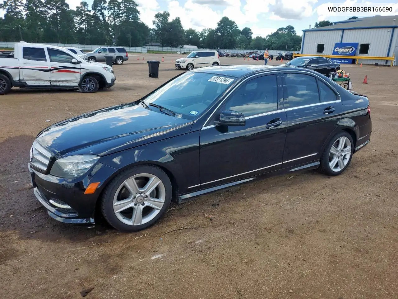 2011 Mercedes-Benz C 300 4Matic VIN: WDDGF8BB3BR166690 Lot: 62311395