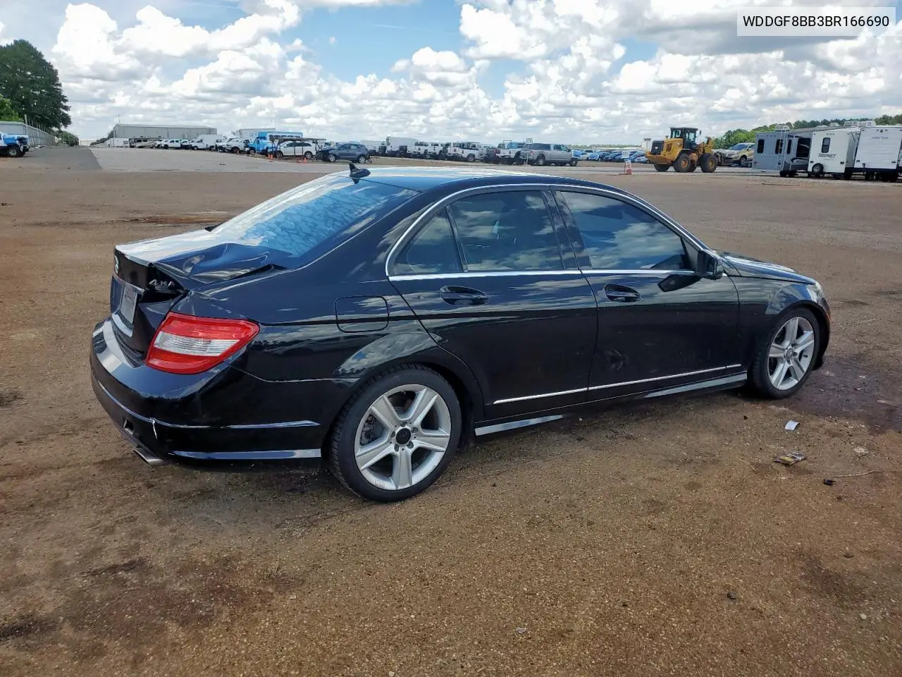 2011 Mercedes-Benz C 300 4Matic VIN: WDDGF8BB3BR166690 Lot: 62311395