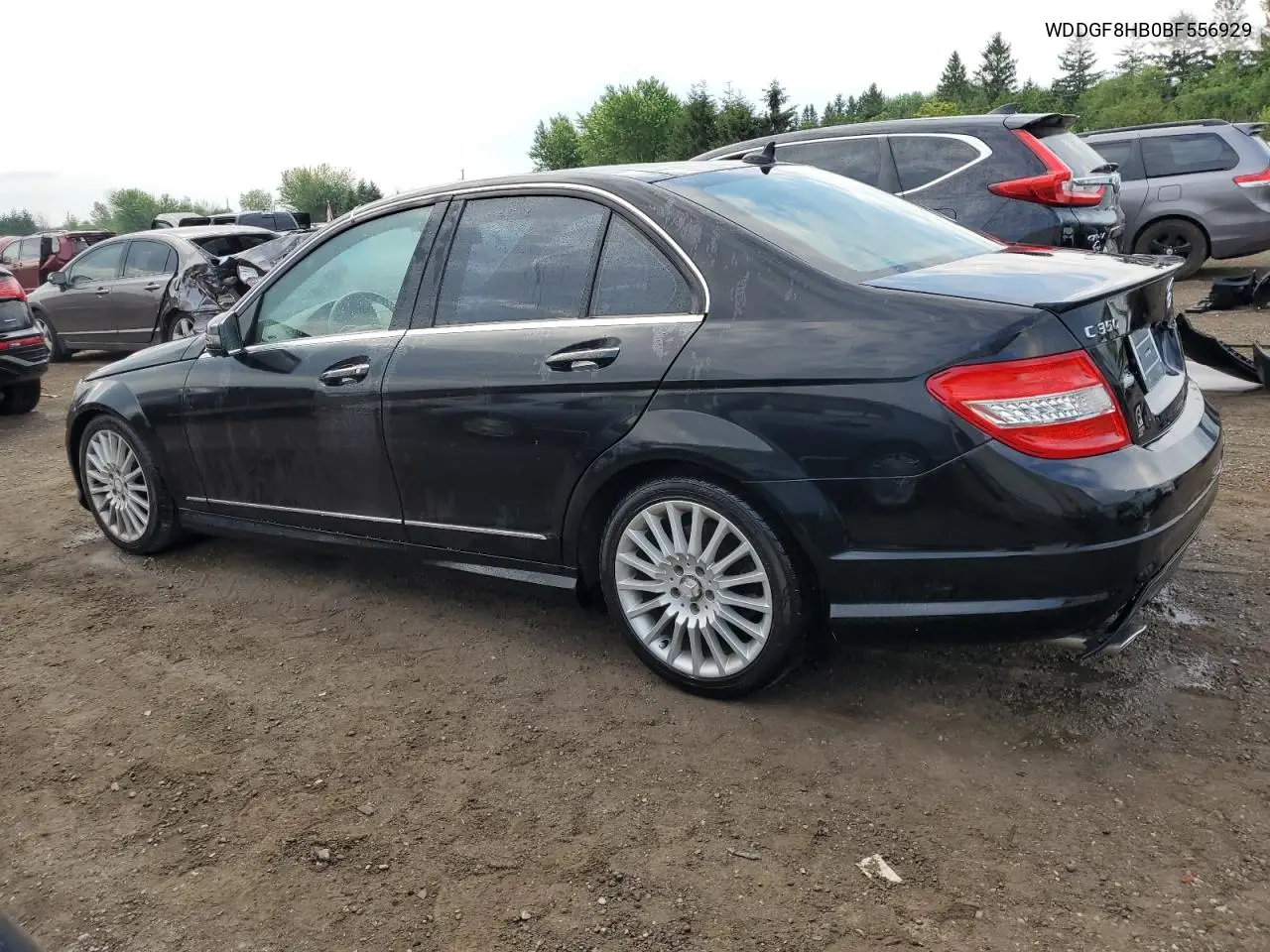 2011 Mercedes-Benz C 350 4Matic VIN: WDDGF8HB0BF556929 Lot: 62348845