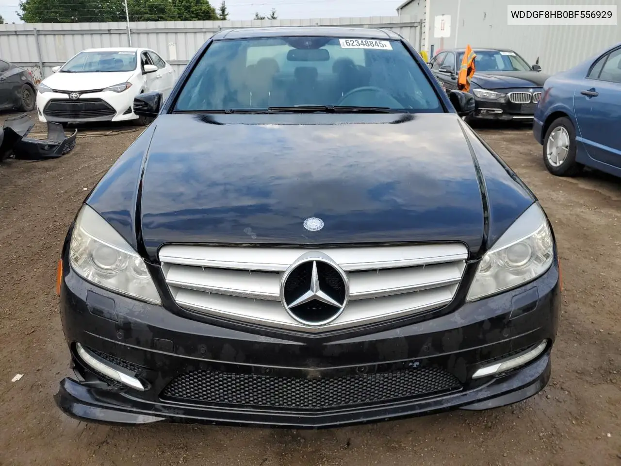2011 Mercedes-Benz C 350 4Matic VIN: WDDGF8HB0BF556929 Lot: 62348845