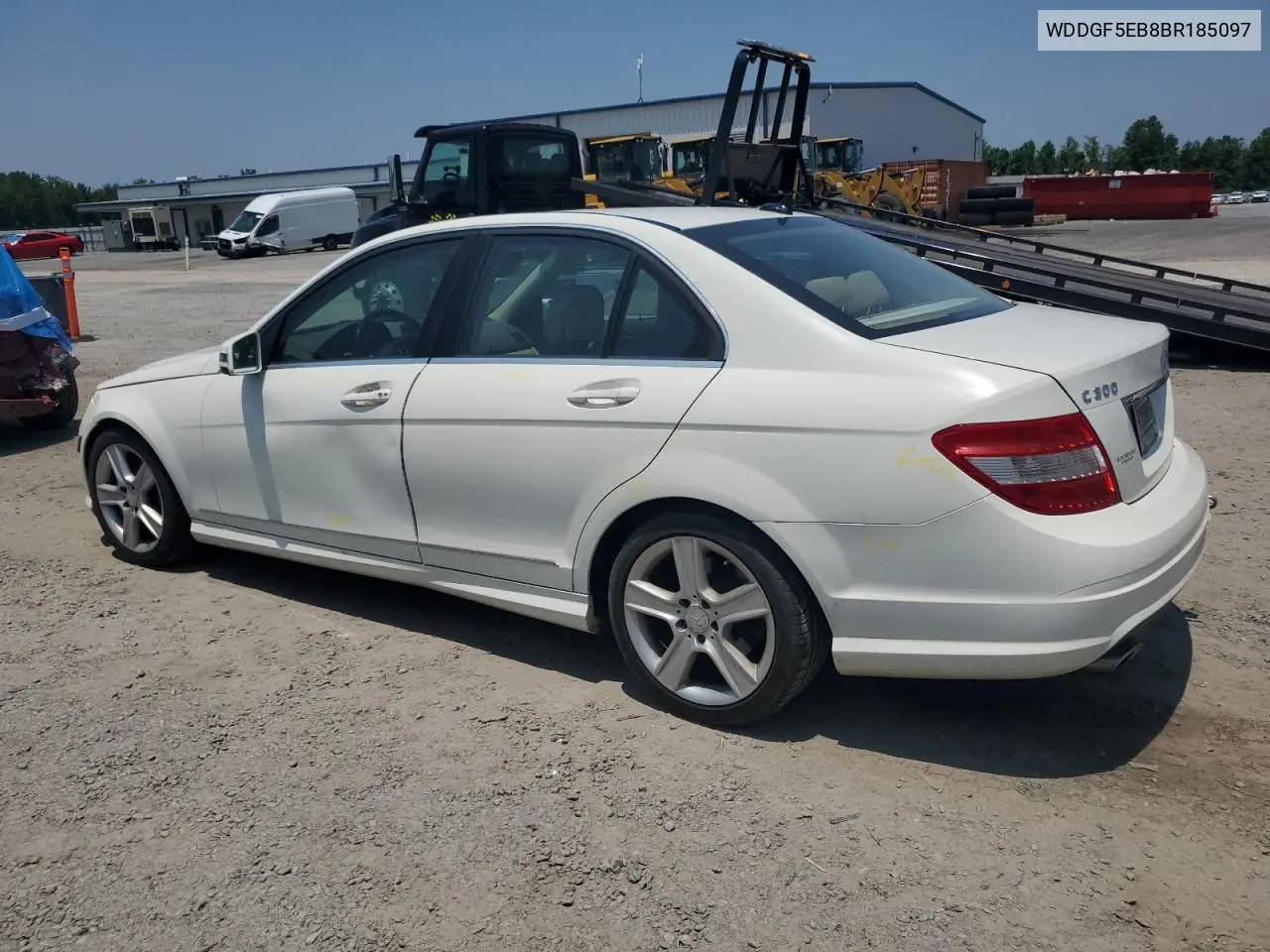 2011 Mercedes-Benz C 300 VIN: WDDGF5EB8BR185097 Lot: 62524365