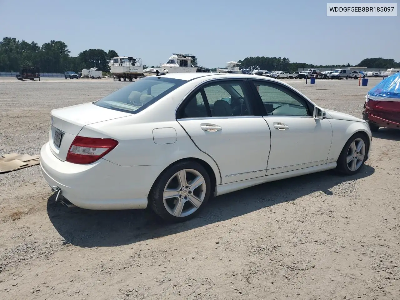 2011 Mercedes-Benz C 300 VIN: WDDGF5EB8BR185097 Lot: 62524365