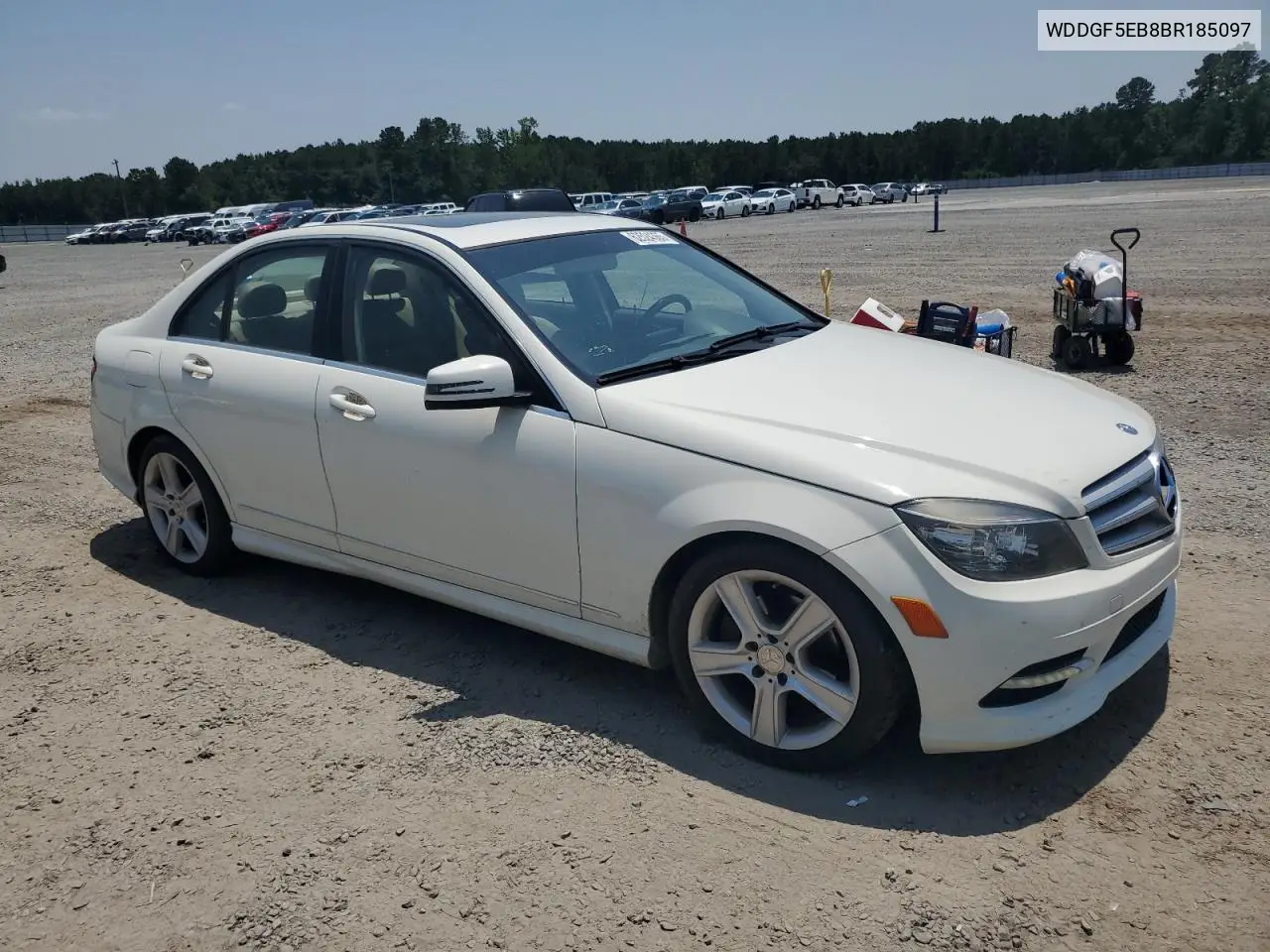 2011 Mercedes-Benz C 300 VIN: WDDGF5EB8BR185097 Lot: 62524365
