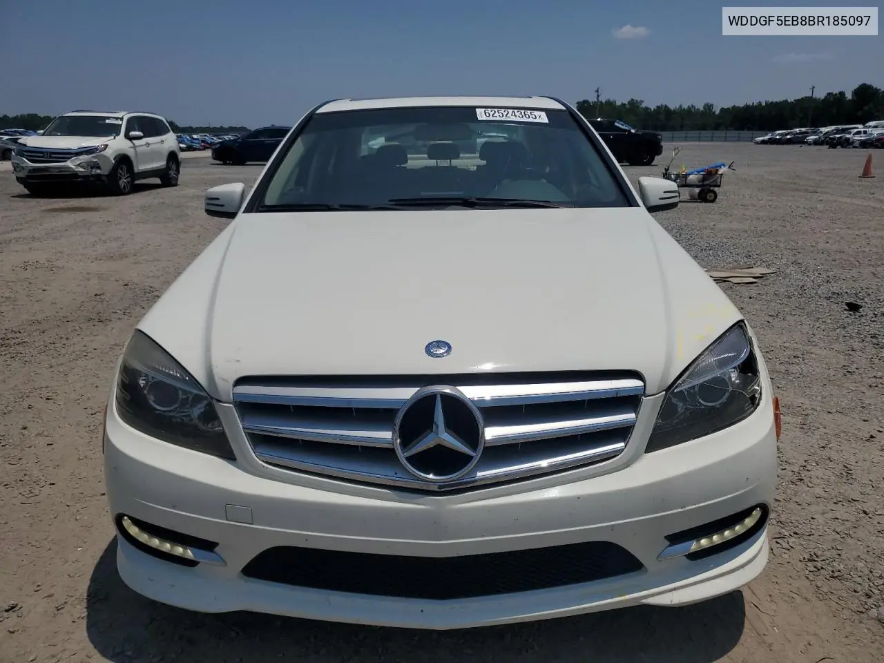 2011 Mercedes-Benz C 300 VIN: WDDGF5EB8BR185097 Lot: 62524365