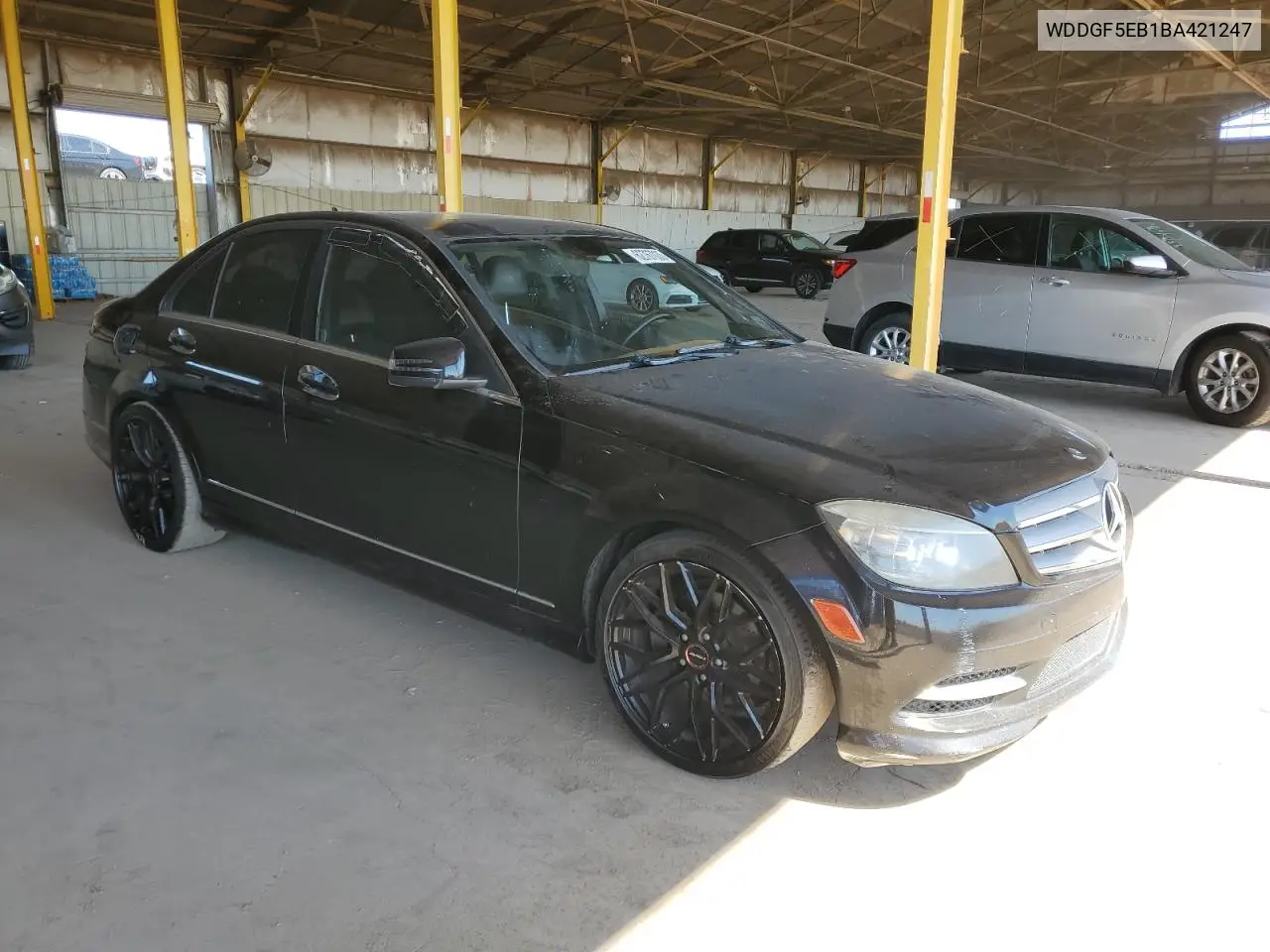 2011 Mercedes-Benz C 300 VIN: WDDGF5EB1BA421247 Lot: 62767035