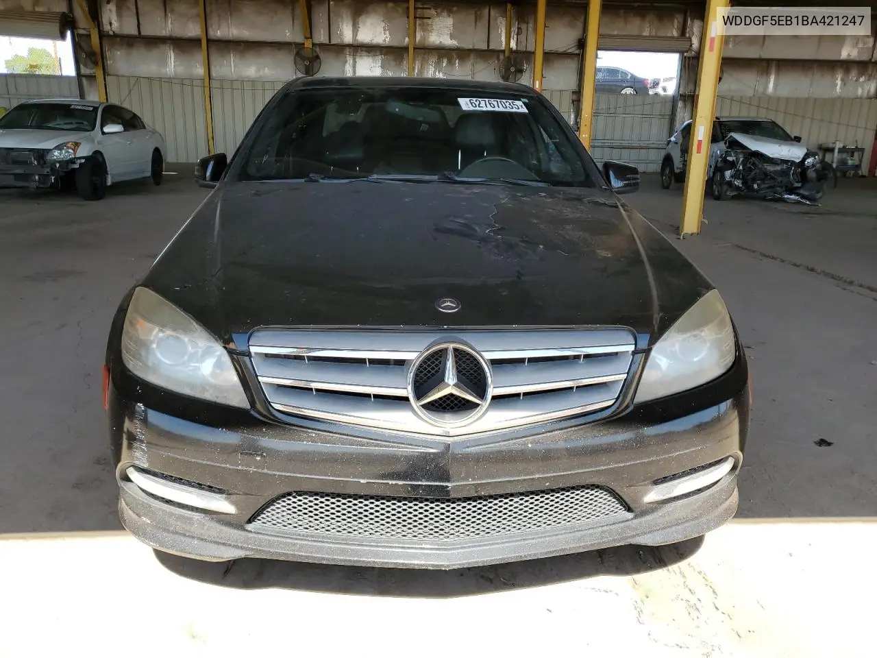 2011 Mercedes-Benz C 300 VIN: WDDGF5EB1BA421247 Lot: 62767035
