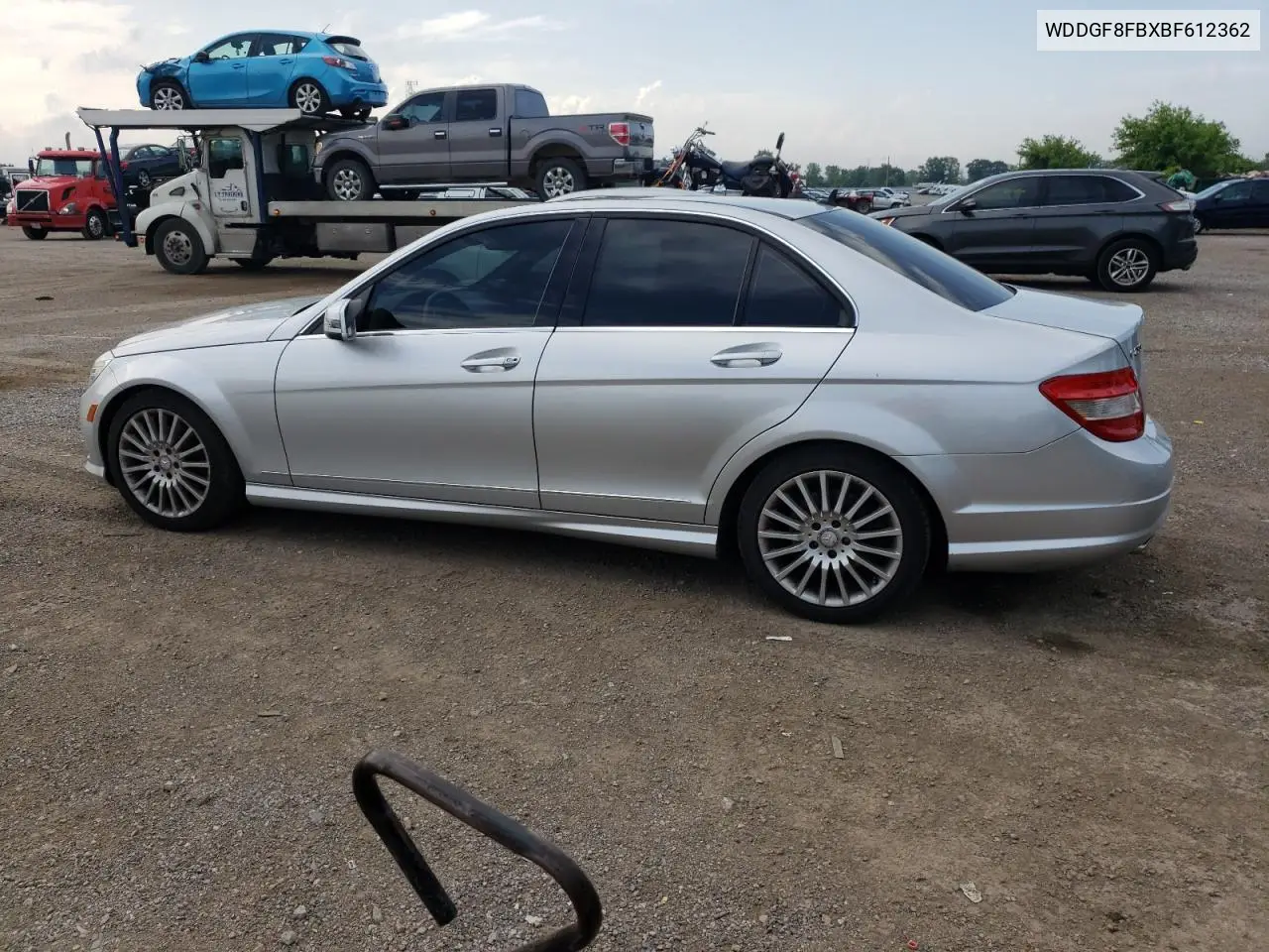 2011 Mercedes-Benz C 250 4Matic VIN: WDDGF8FBXBF612362 Lot: 62894855