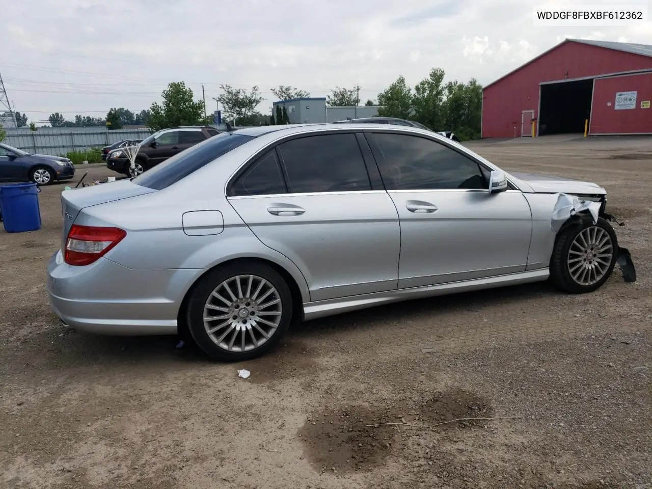 2011 Mercedes-Benz C 250 4Matic VIN: WDDGF8FBXBF612362 Lot: 62894855