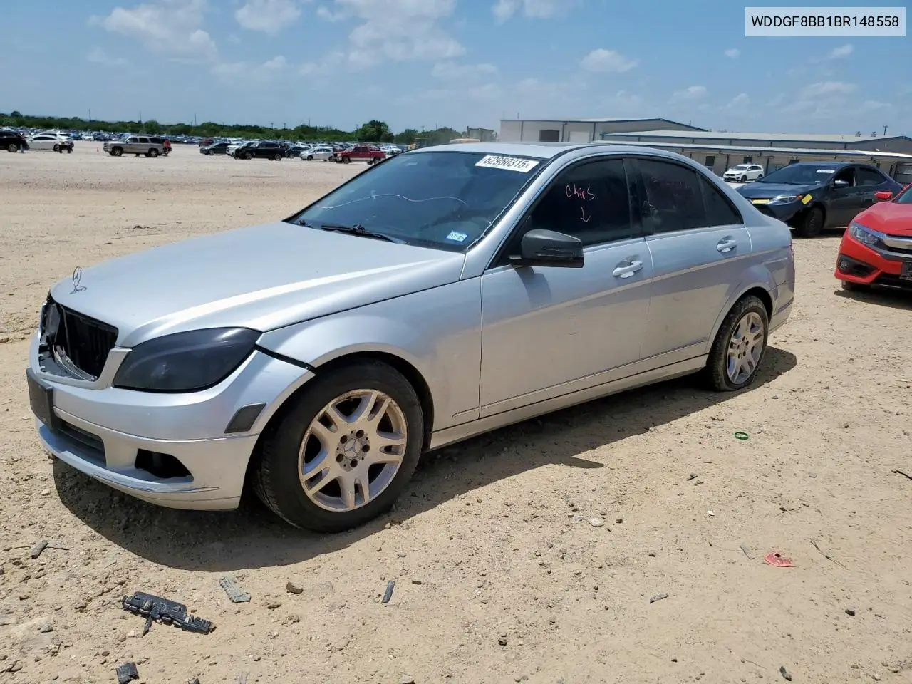 2011 Mercedes-Benz C 300 4Matic VIN: WDDGF8BB1BR148558 Lot: 62950315