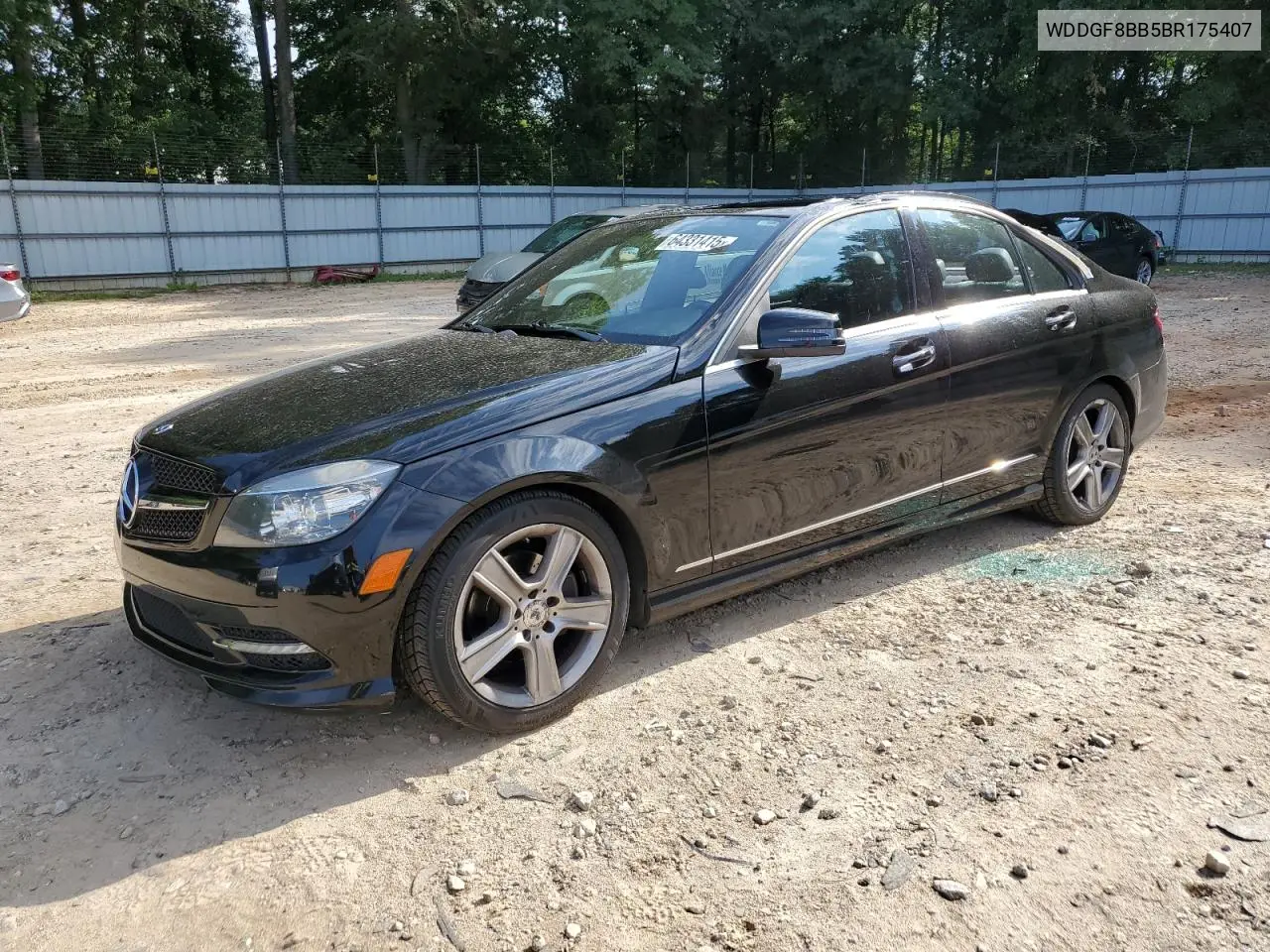 2011 Mercedes-Benz C 300 4Matic VIN: WDDGF8BB5BR175407 Lot: 64331415