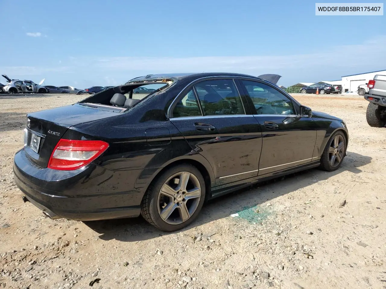 2011 Mercedes-Benz C 300 4Matic VIN: WDDGF8BB5BR175407 Lot: 64331415