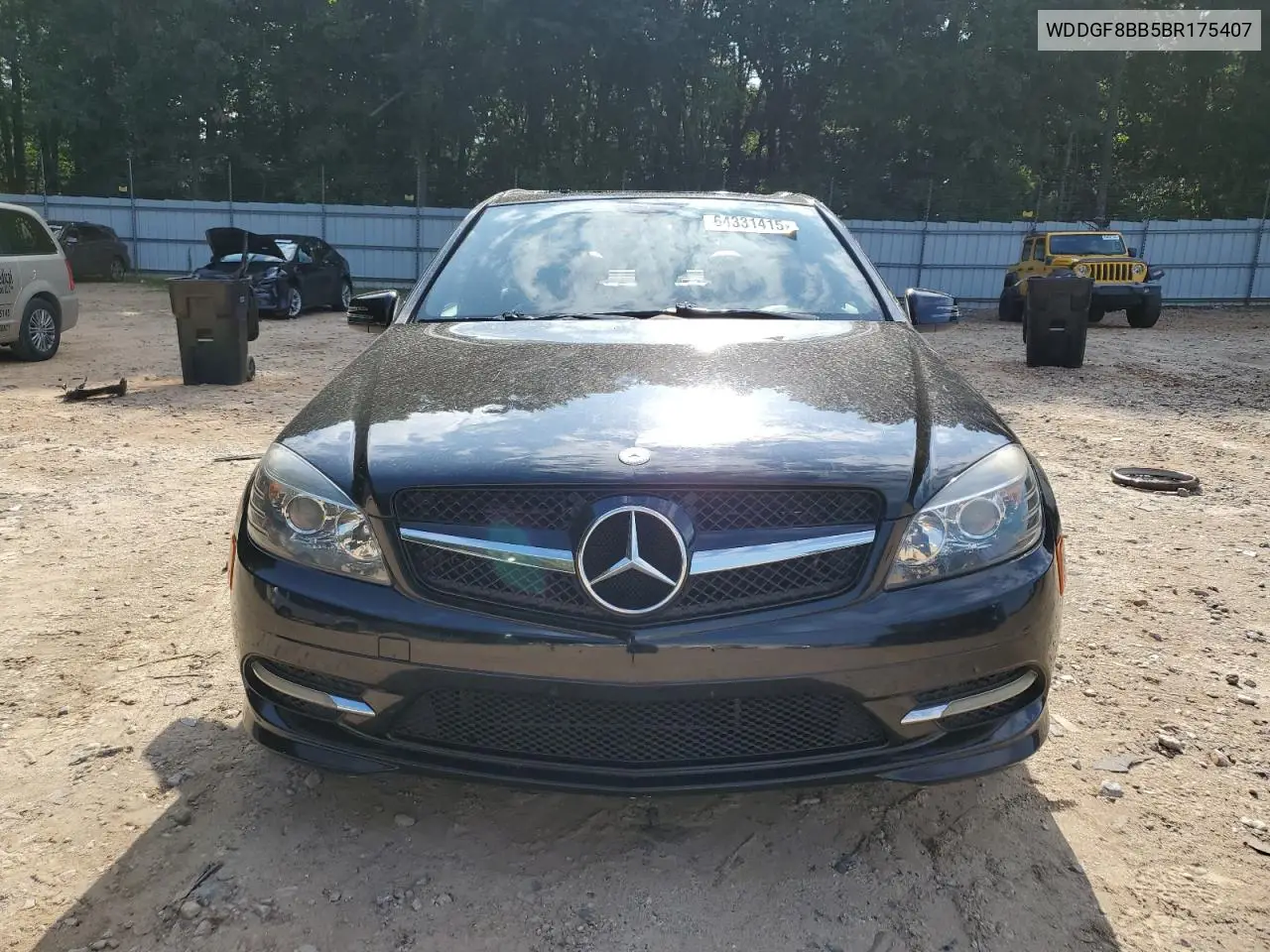 2011 Mercedes-Benz C 300 4Matic VIN: WDDGF8BB5BR175407 Lot: 64331415