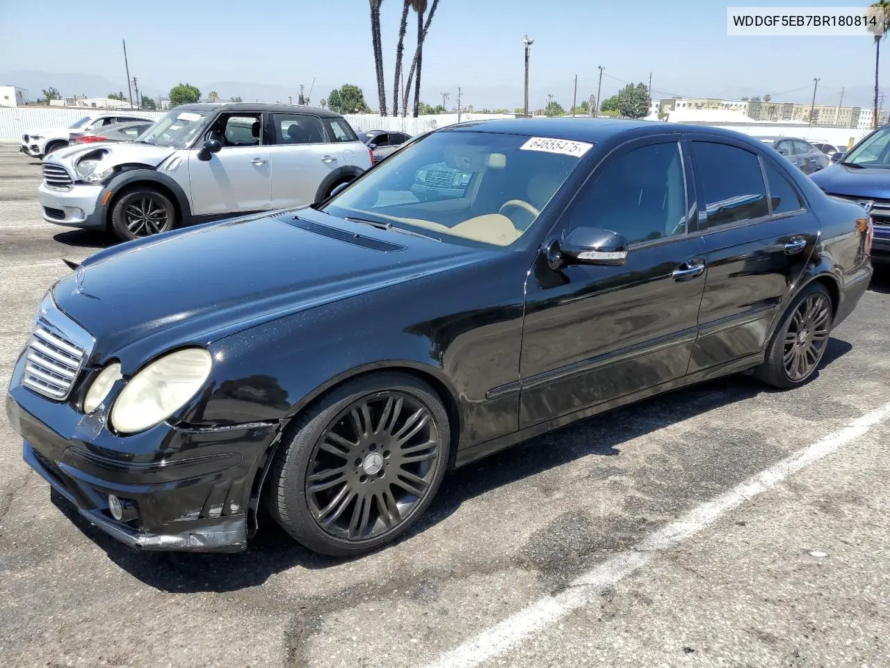 2011 Mercedes-Benz C 300 VIN: WDDGF5EB7BR180814 Lot: 64655475
