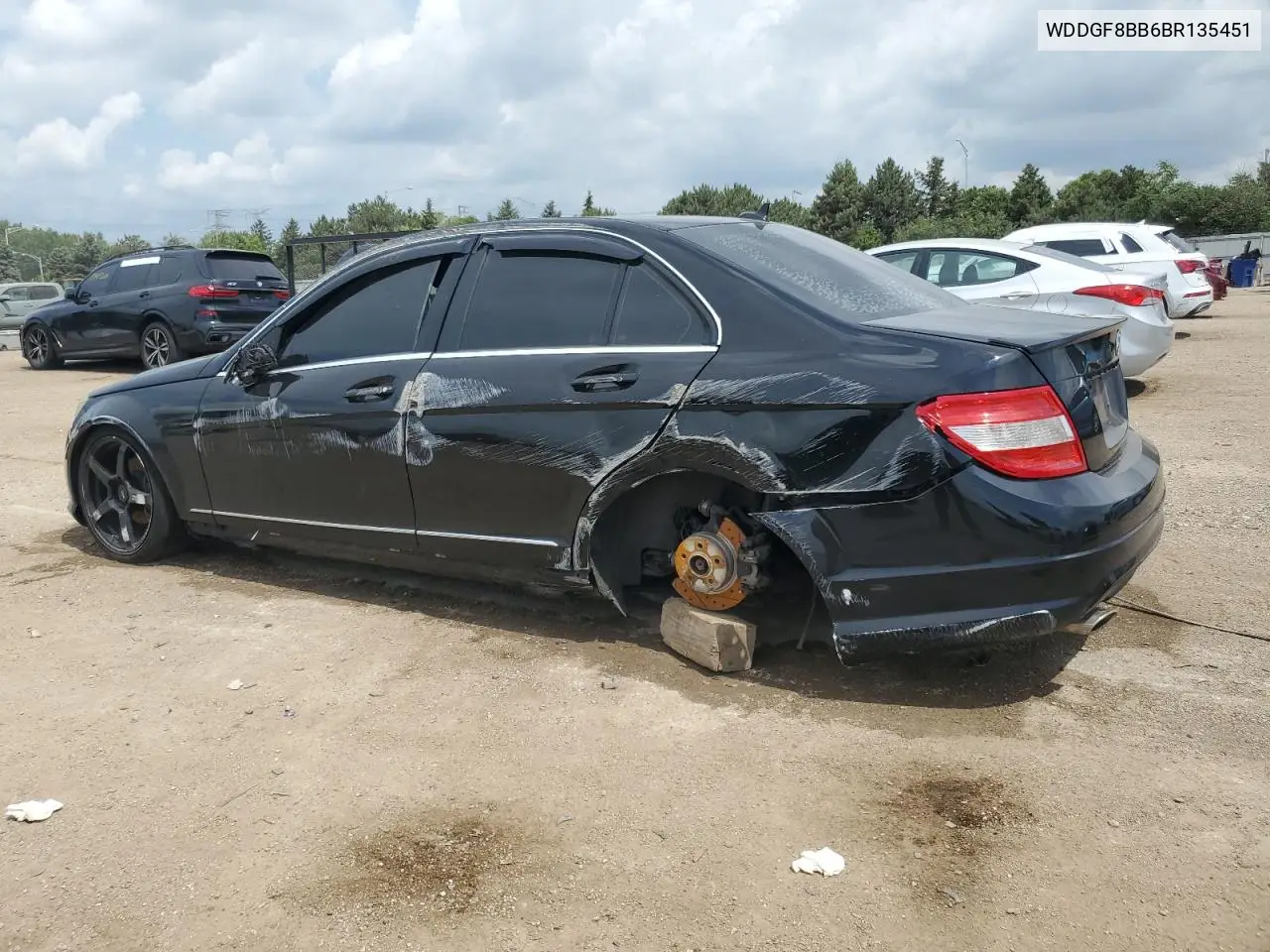 2011 Mercedes-Benz C 300 4Matic VIN: WDDGF8BB6BR135451 Lot: 64842955