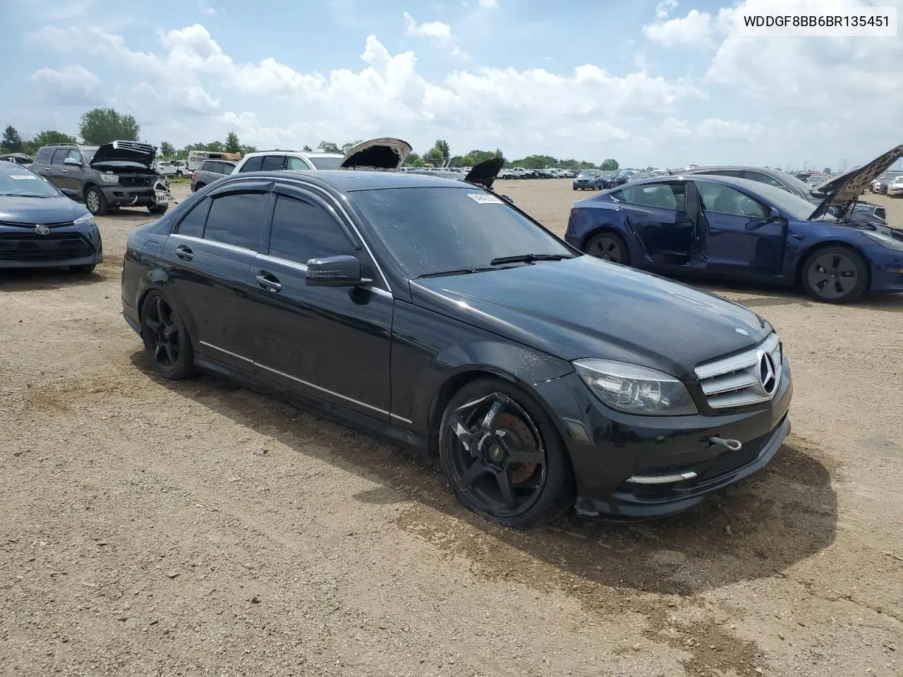 2011 Mercedes-Benz C 300 4Matic VIN: WDDGF8BB6BR135451 Lot: 64842955