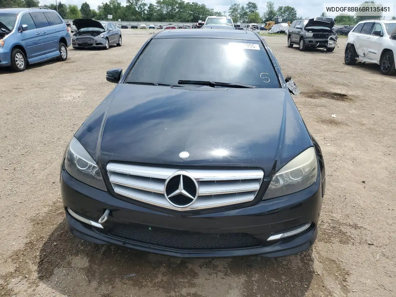 2011 Mercedes-Benz C 300 4Matic VIN: WDDGF8BB6BR135451 Lot: 64842955