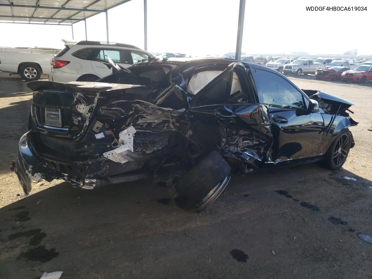 2012 Mercedes-Benz C 250 VIN: WDDGF4HB0CA619034 Lot: 44616565