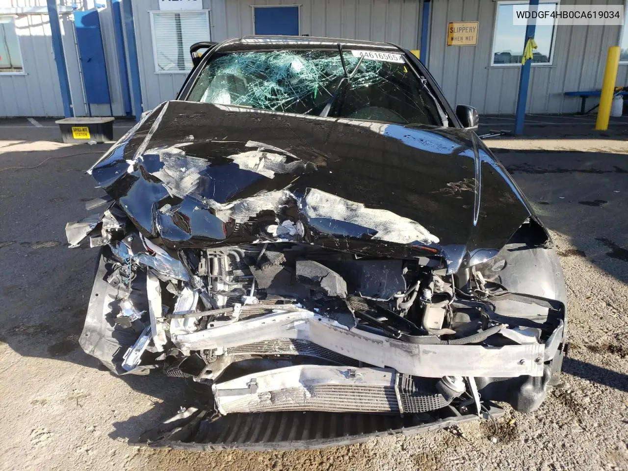 2012 Mercedes-Benz C 250 VIN: WDDGF4HB0CA619034 Lot: 44616565