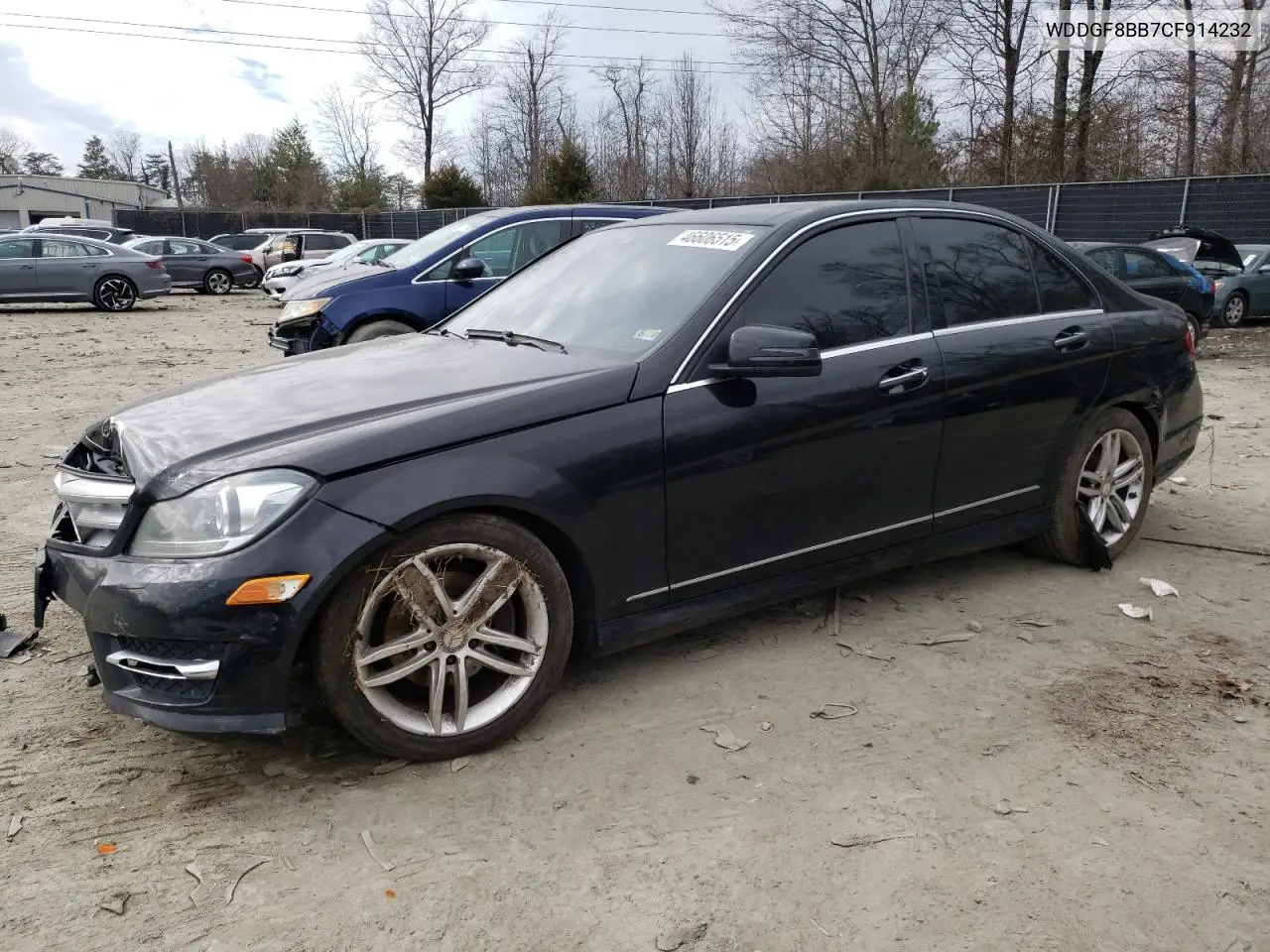 2012 Mercedes-Benz C 300 4Matic VIN: WDDGF8BB7CF914232 Lot: 46606515
