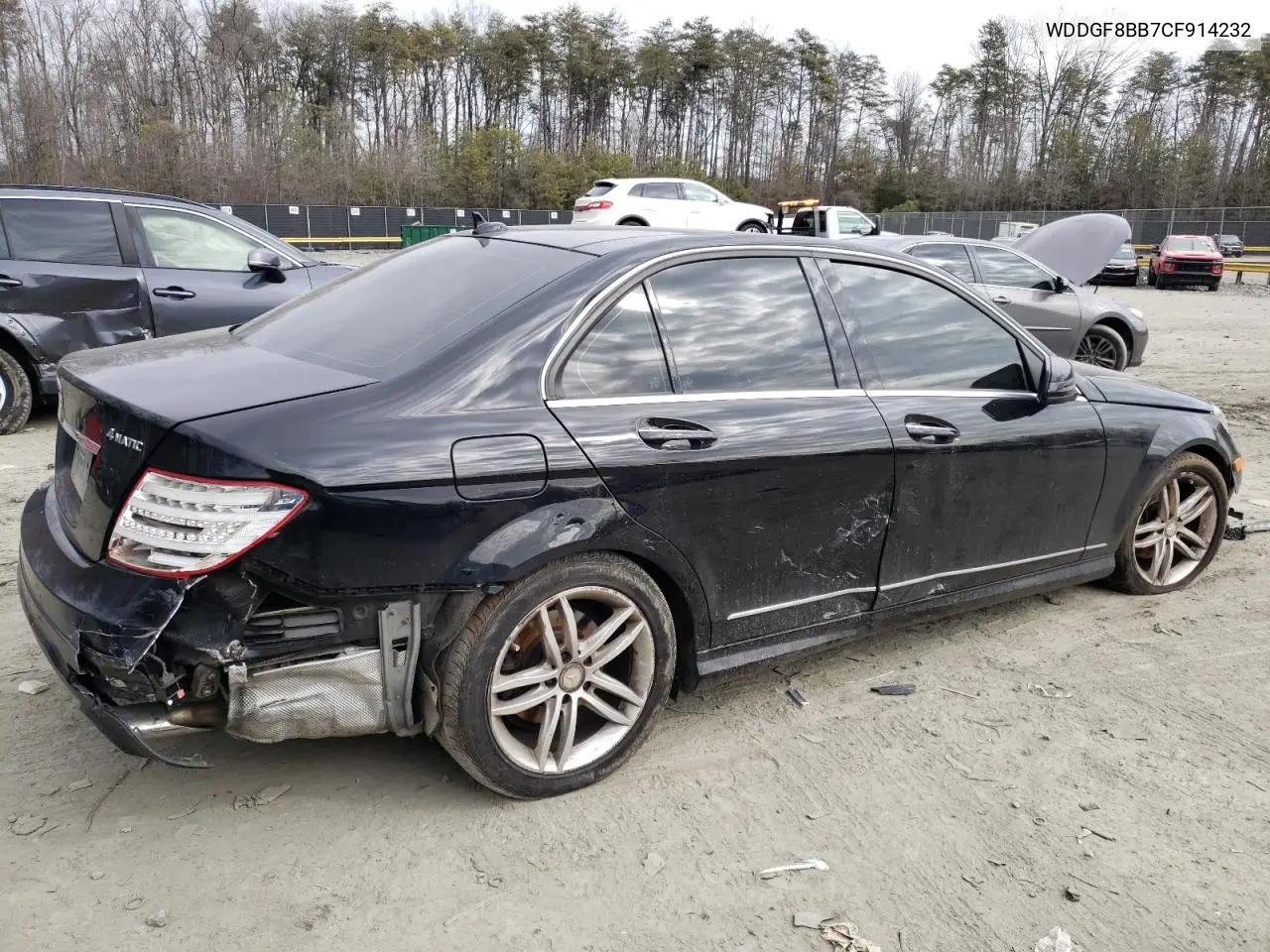 2012 Mercedes-Benz C 300 4Matic VIN: WDDGF8BB7CF914232 Lot: 46606515
