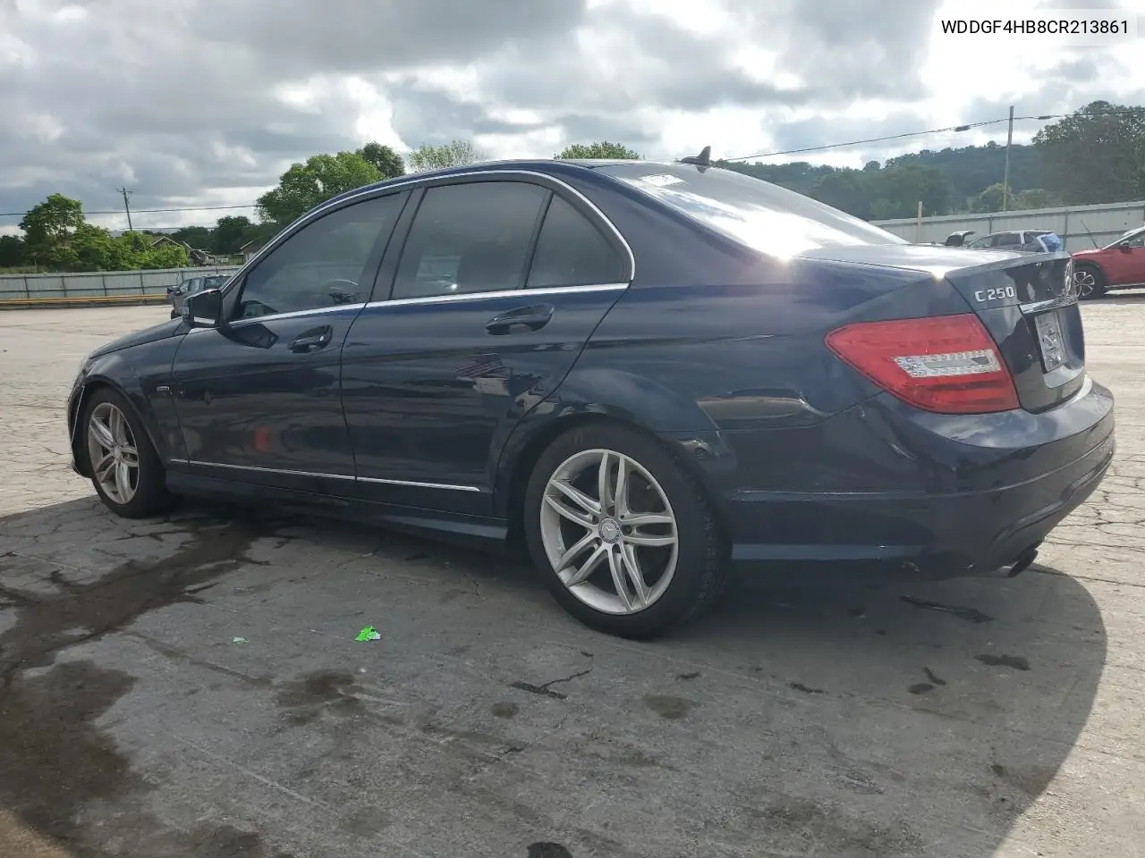 2012 Mercedes-Benz C 250 VIN: WDDGF4HB8CR213861 Lot: 56090855