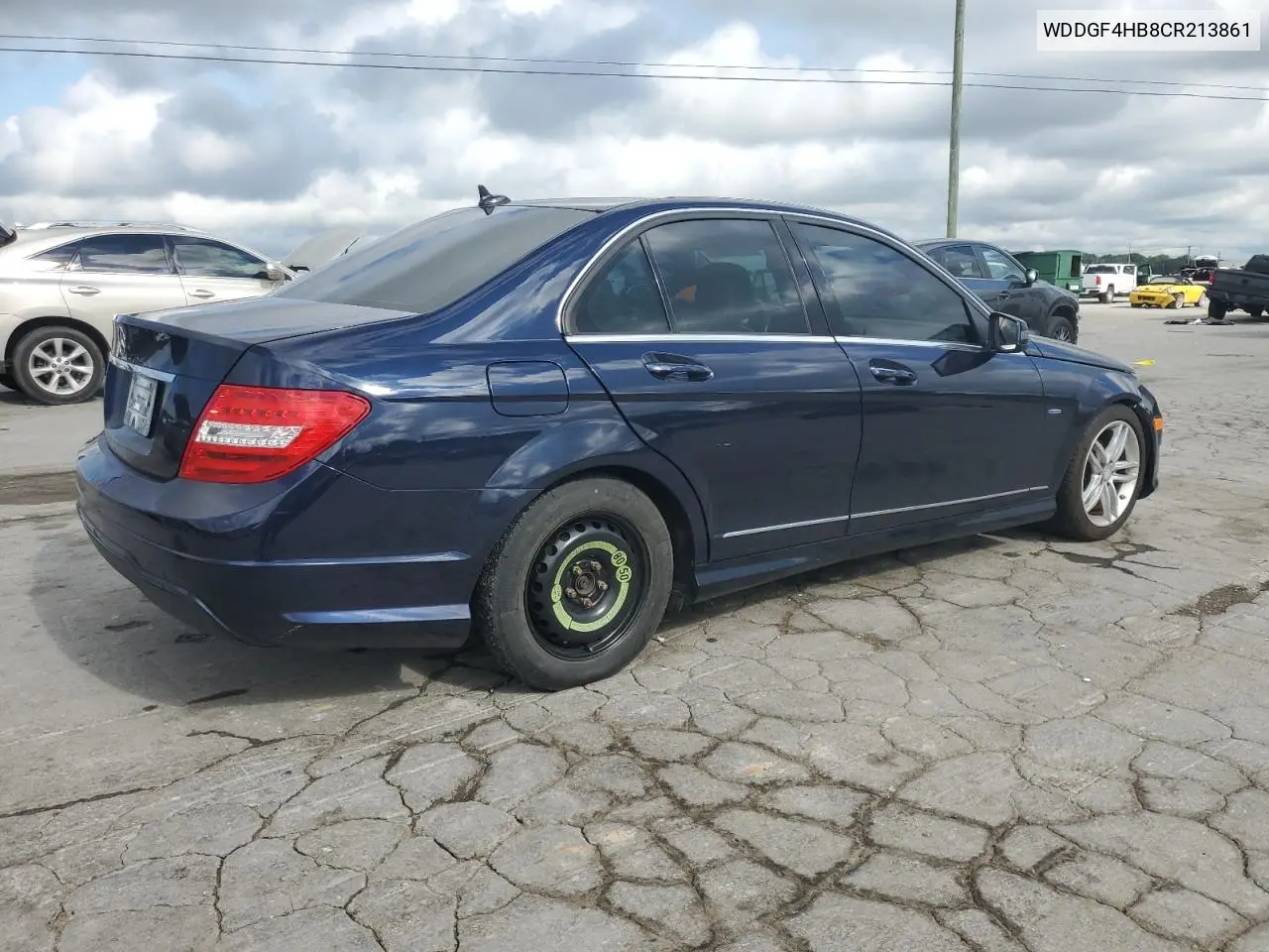 2012 Mercedes-Benz C 250 VIN: WDDGF4HB8CR213861 Lot: 56090855