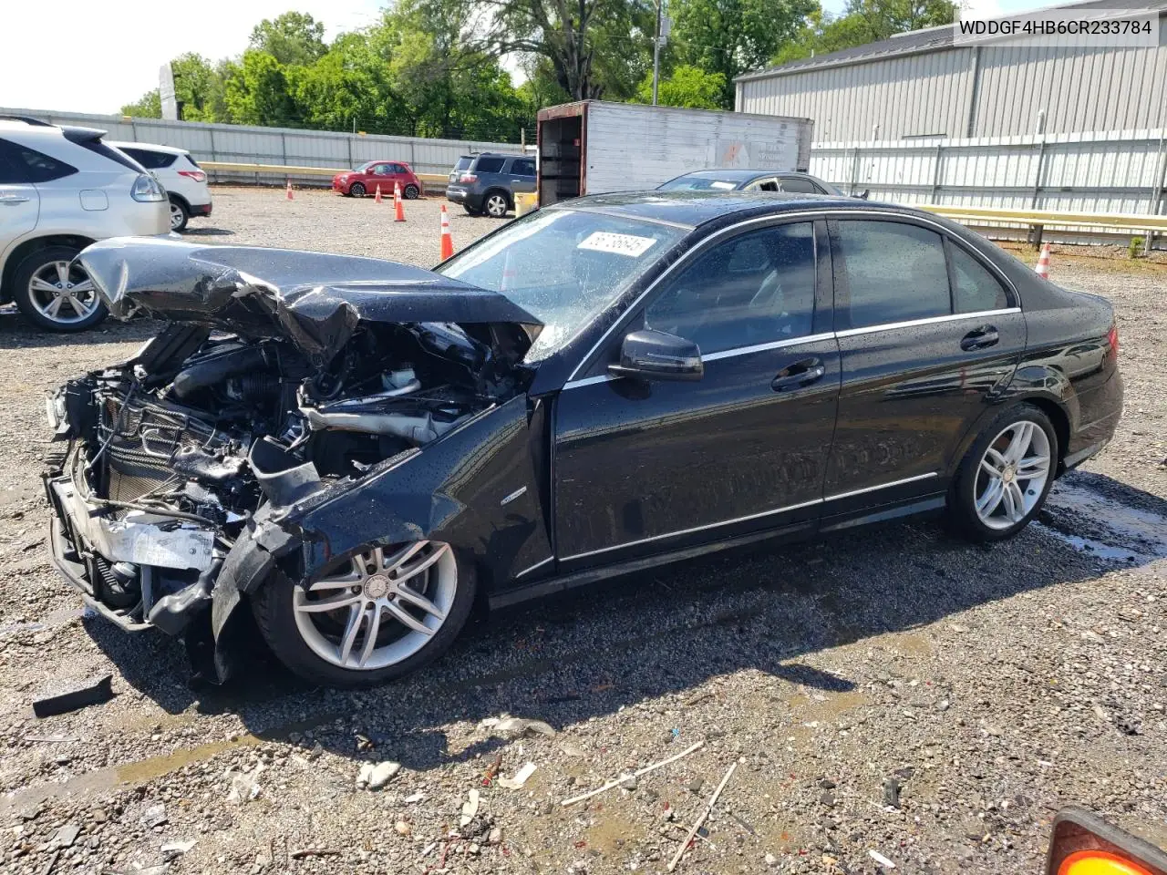 2012 Mercedes-Benz C 250 VIN: WDDGF4HB6CR233784 Lot: 56736645