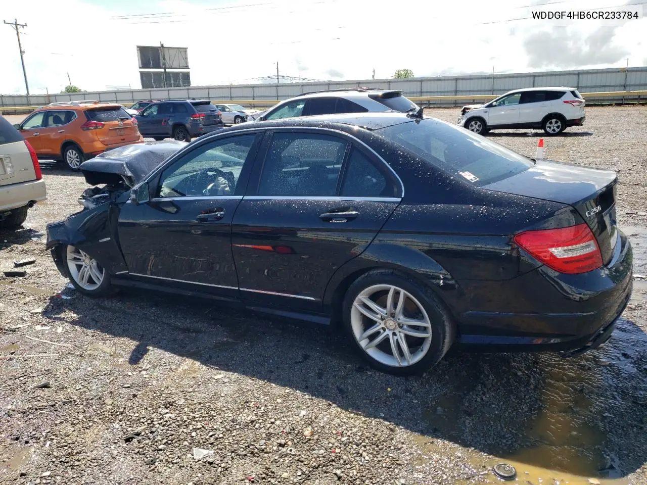 2012 Mercedes-Benz C 250 VIN: WDDGF4HB6CR233784 Lot: 56736645