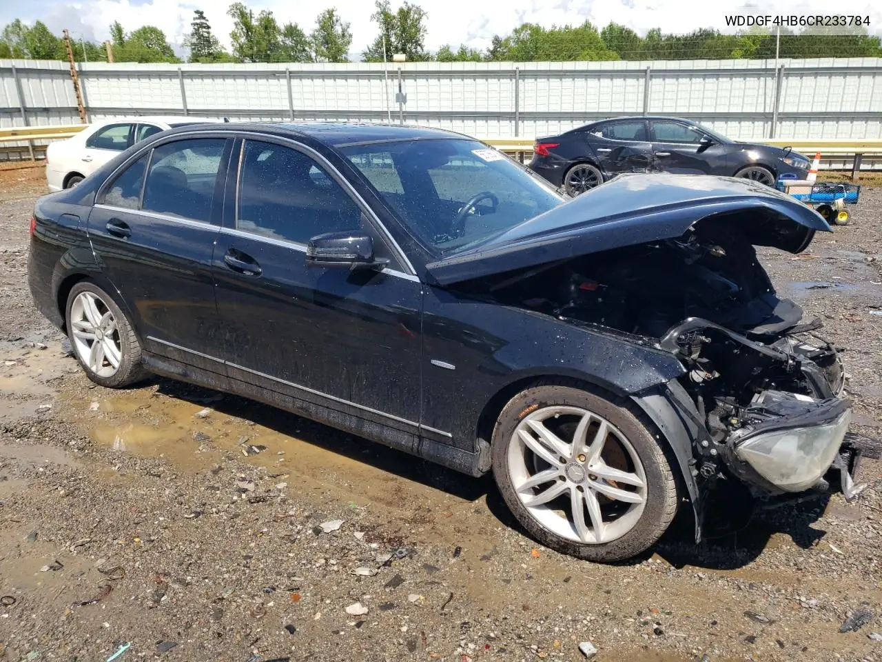 2012 Mercedes-Benz C 250 VIN: WDDGF4HB6CR233784 Lot: 56736645