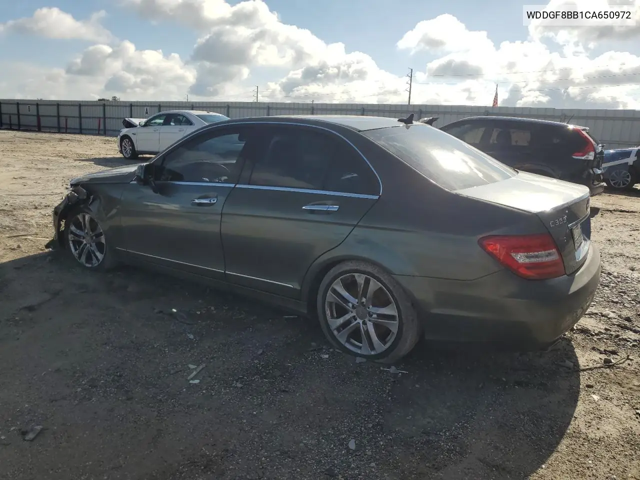 2012 Mercedes-Benz C 300 4Matic VIN: WDDGF8BB1CA650972 Lot: 56877665