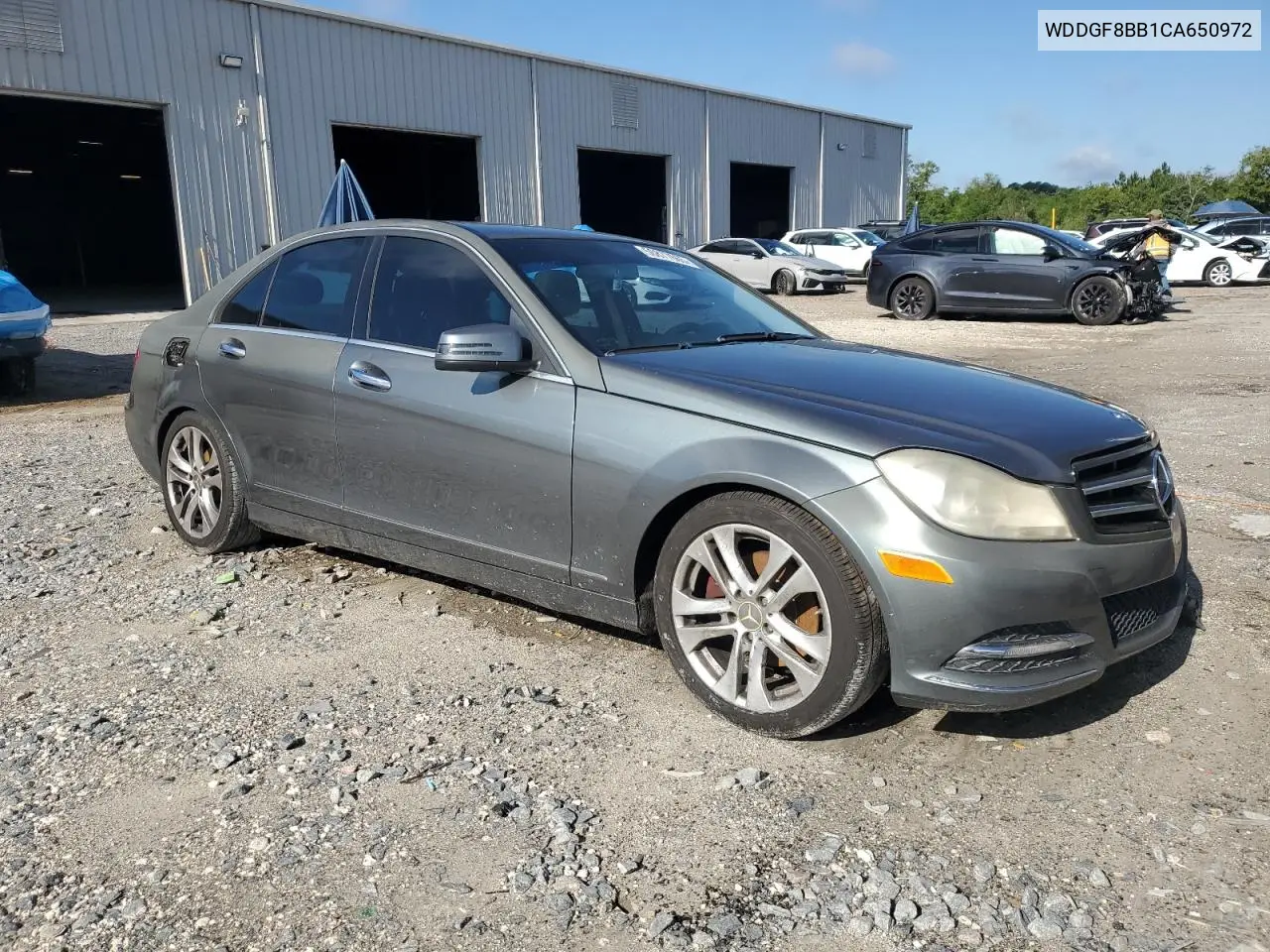 2012 Mercedes-Benz C 300 4Matic VIN: WDDGF8BB1CA650972 Lot: 56877665