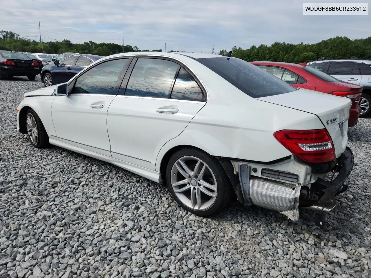 2012 Mercedes-Benz C 300 4Matic VIN: WDDGF8BB6CR233512 Lot: 60822185