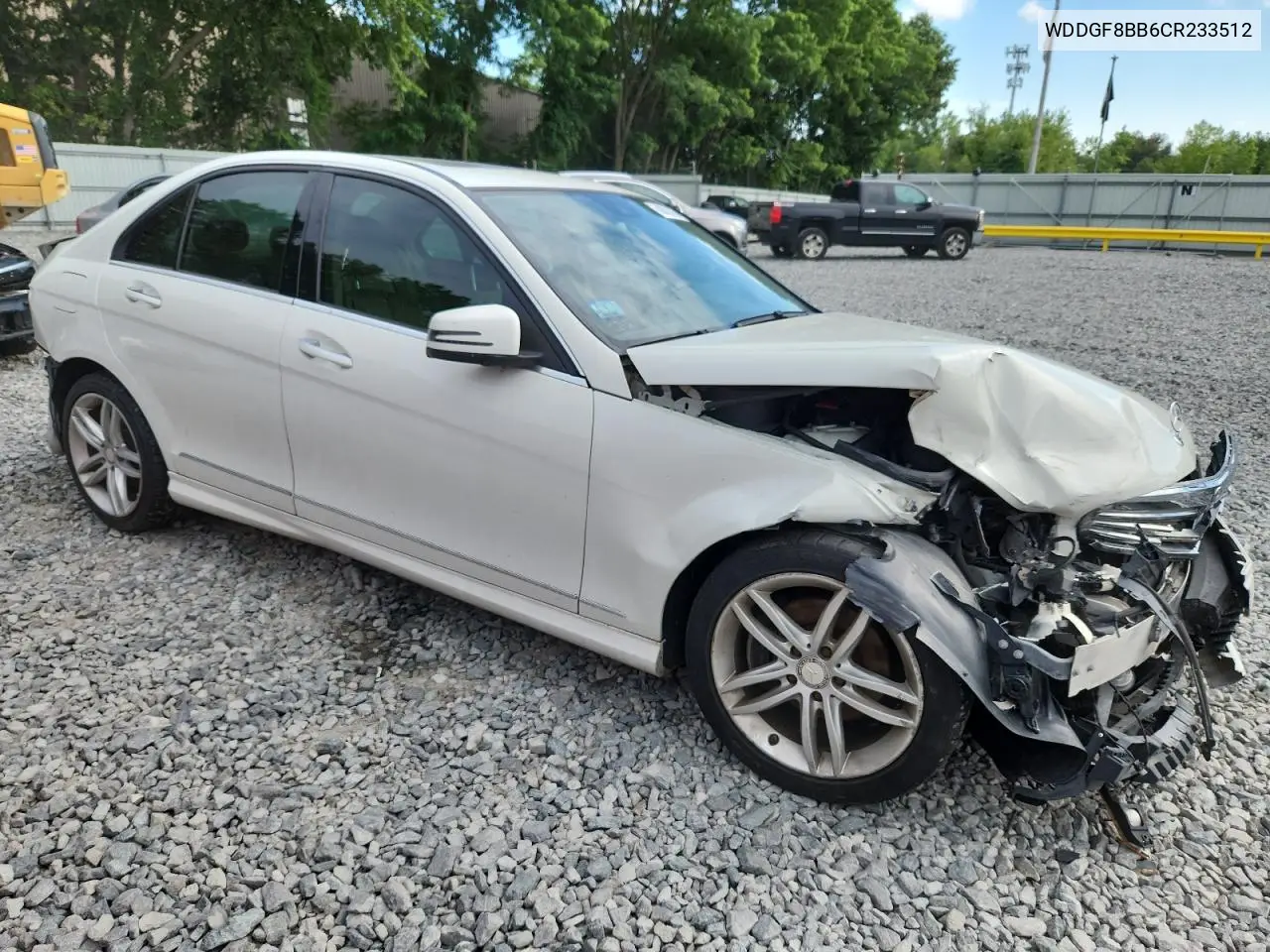 2012 Mercedes-Benz C 300 4Matic VIN: WDDGF8BB6CR233512 Lot: 60822185