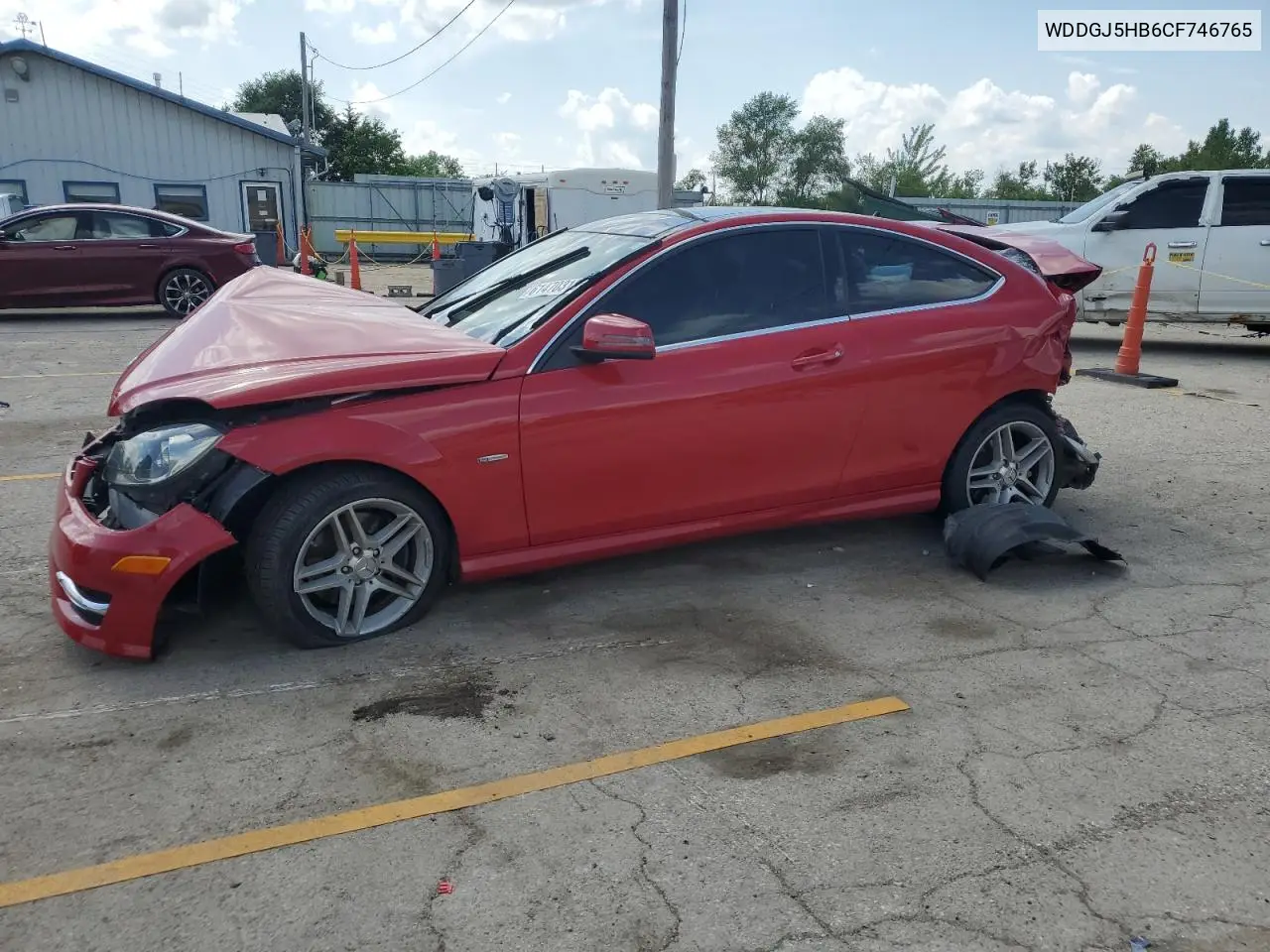 2012 Mercedes-Benz C 350 VIN: WDDGJ5HB6CF746765 Lot: 61470315