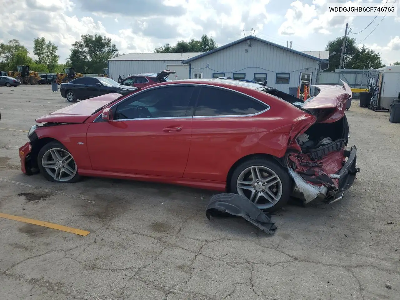 2012 Mercedes-Benz C 350 VIN: WDDGJ5HB6CF746765 Lot: 61470315